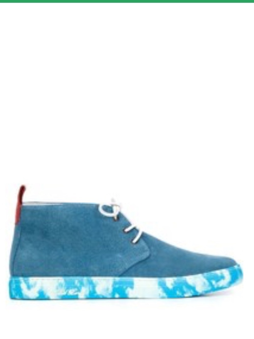 Del Toro Chukka Sneakers Alto Blue Sky Limited Edition Size 15